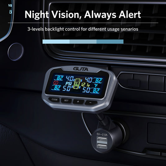 3-Levels Backlit Ensure Night Drive Usage