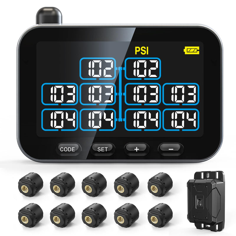 Laden Sie das Bild in Galerie -Viewer, GUTA GT30 TPMS Tire Pressure Monitoring System - Color Screen Guta TPMS