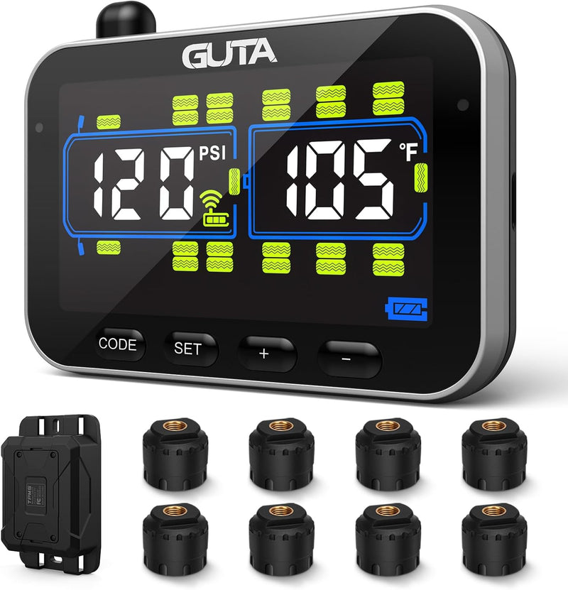 Load image into Gallery viewer, GUTA GT20 TPMS Tire Pressure Monitoring System with GS02 Cap Sensors Guta TPMS