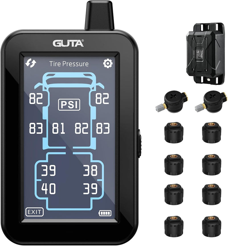 Load image into Gallery viewer, GUTA GT80 TPMS Tire Pressure Monitoring System with GS02 Cap Sensors GUTA