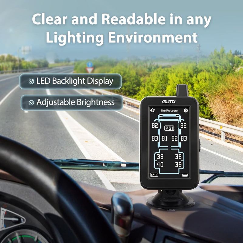 Load image into Gallery viewer, GUTA GT80 TPMS Tire Pressure Monitoring System with GS02 Cap Sensors GUTA