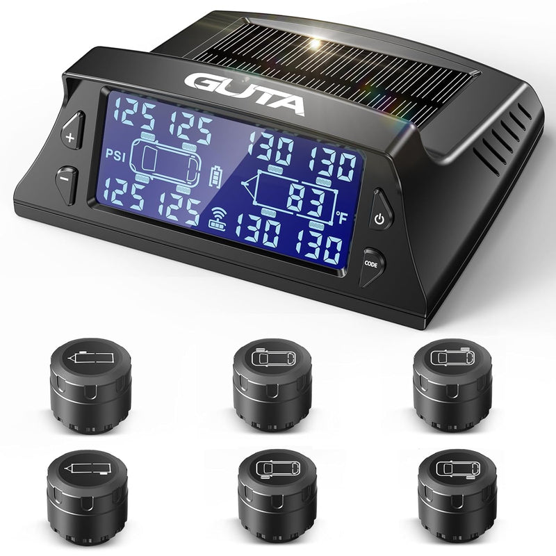 Load image into Gallery viewer, Solar Charging TPMS Tire Pressure Monitoring System | GT40 GUTA