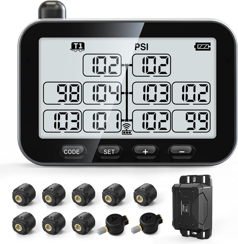 Load image into Gallery viewer, GUTA GT30 TPMS Tire Pressure Monitoring System - Gray Screen Version GUTA