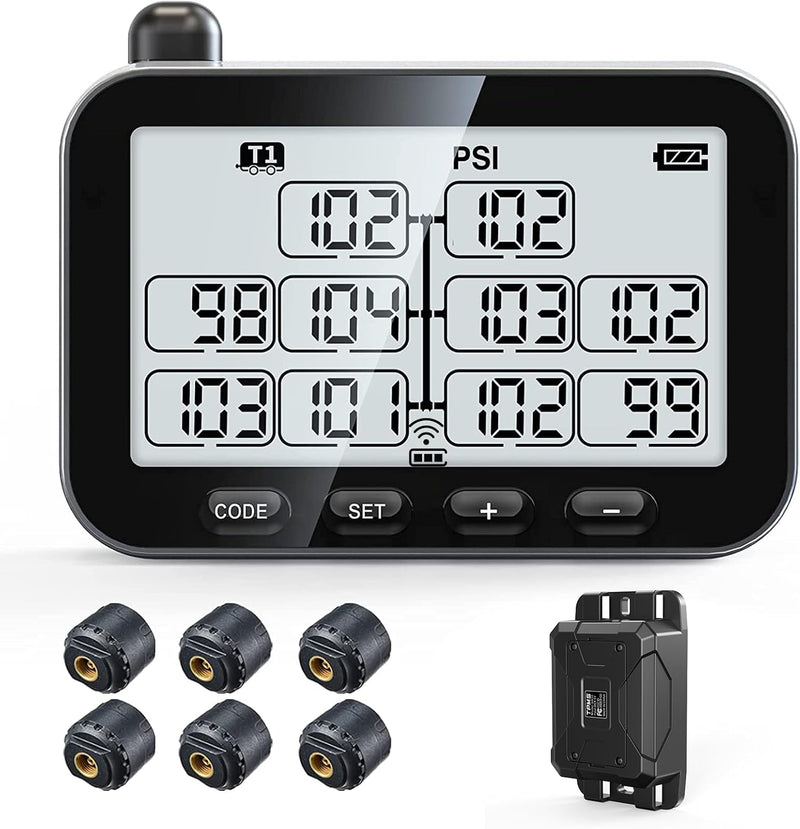 Load image into Gallery viewer, GUTA GT30 TPMS Tire Pressure Monitoring System - Gray Screen Version GUTA