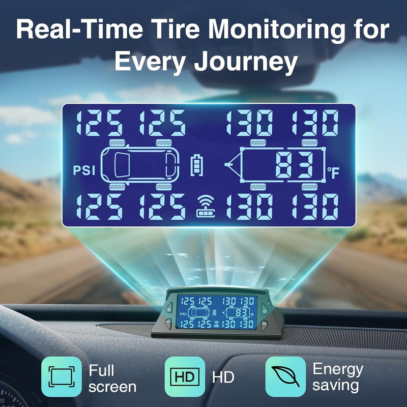 Load image into Gallery viewer, Solar Charging TPMS Tire Pressure Monitoring System | GT40 GUTA