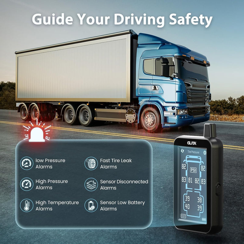 Load image into Gallery viewer, GUTA GT80 TPMS Tire Pressure Monitoring System with GS02 Cap Sensors GUTA