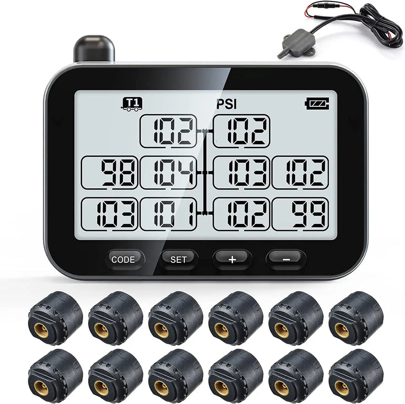 Load image into Gallery viewer, T3 Trailer TPMS Tire Pressure Monitoring System | GT107-2 GUTA