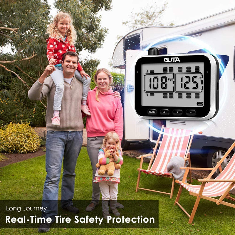 Load image into Gallery viewer, RV Tire Pressure Monitoring System GUTA GT107-1 Real time tire safety protection
