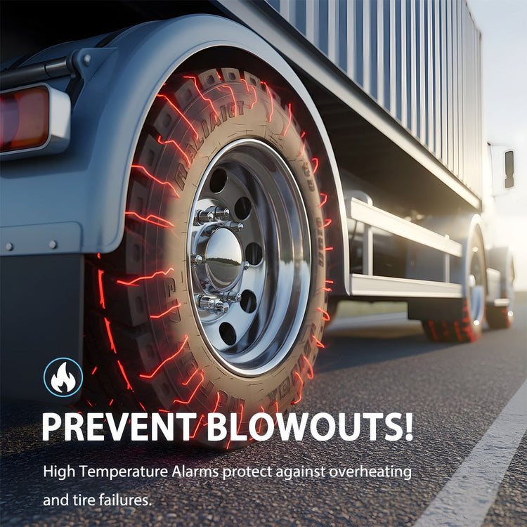 More Than Just Air: Using Tire Temperature to Spot Brake and Hub Problems in Heavy-Duty Trucks Guta TPMS