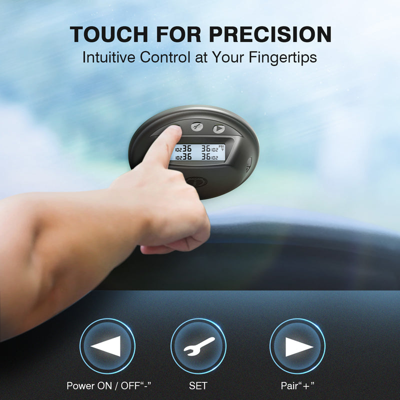 Load image into Gallery viewer, Tymate RV Tire Pressure Monitoring System, Colorful LCD Display, Wireless Tire Pressure Monitor with Solar Charge tymatetpms
