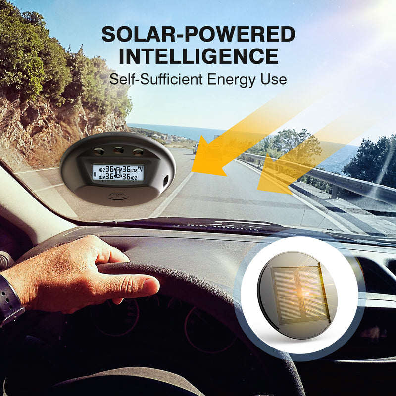 Load image into Gallery viewer, Tymate RV Tire Pressure Monitoring System, Colorful LCD Display, Wireless Tire Pressure Monitor with Solar Charge tymatetpms
