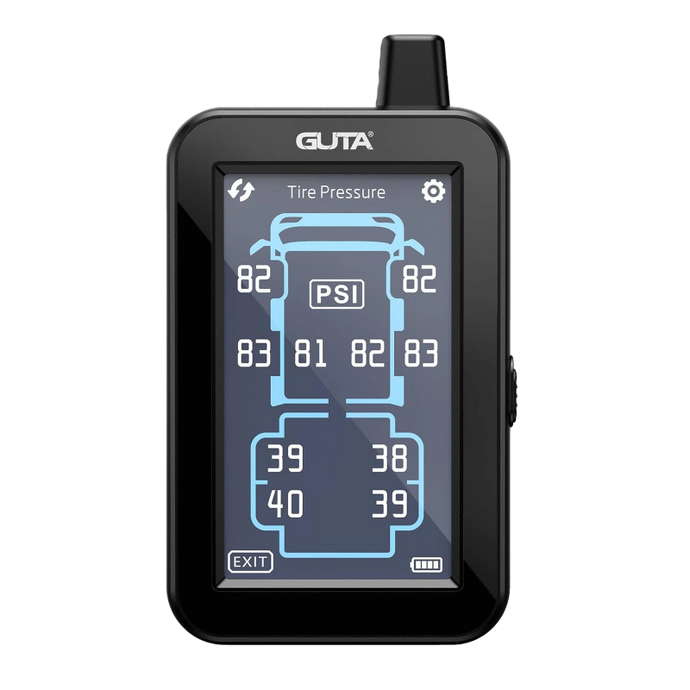 GUTA GT80 TPMS Tire Pressure Monitoring System with GS02 Cap Sensors GUTA