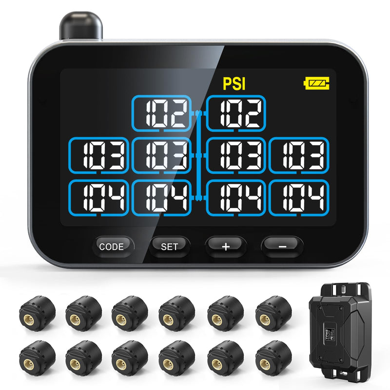 Laden Sie das Bild in Galerie -Viewer, GUTA GT30 TPMS Tire Pressure Monitoring System - Color Screen Guta TPMS
