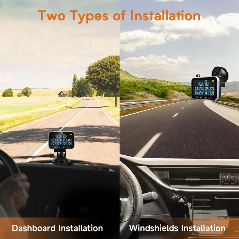 Laden Sie das Bild in Galerie -Viewer, GUTA GT30 TPMS Tire Pressure Monitoring System - Color Screen Guta TPMS
