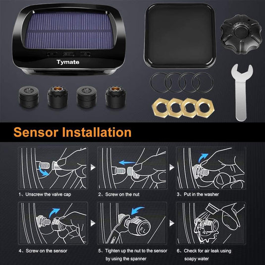 Tymate RV TPMS Tire Pressure Monitoring System | M12-3 -2024 GUTA