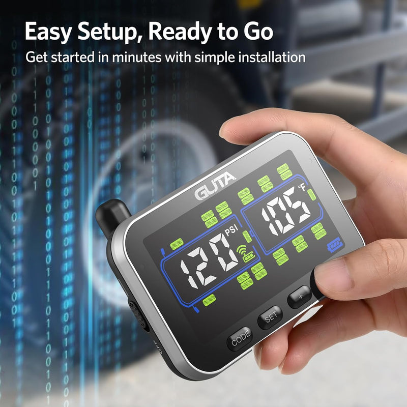 Load image into Gallery viewer, RV Trailer Tire Pressure Monitoring System | GT20 Guta TPMS
