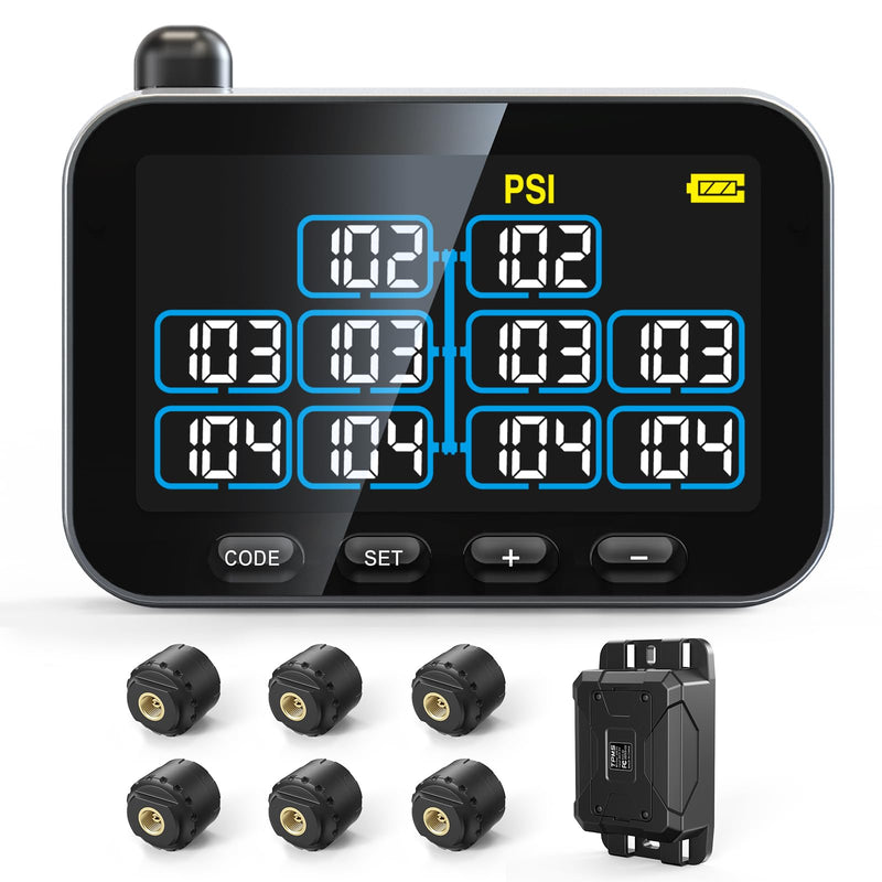 Laden Sie das Bild in Galerie -Viewer, GUTA GT30 TPMS Tire Pressure Monitoring System - Color Screen Guta TPMS
