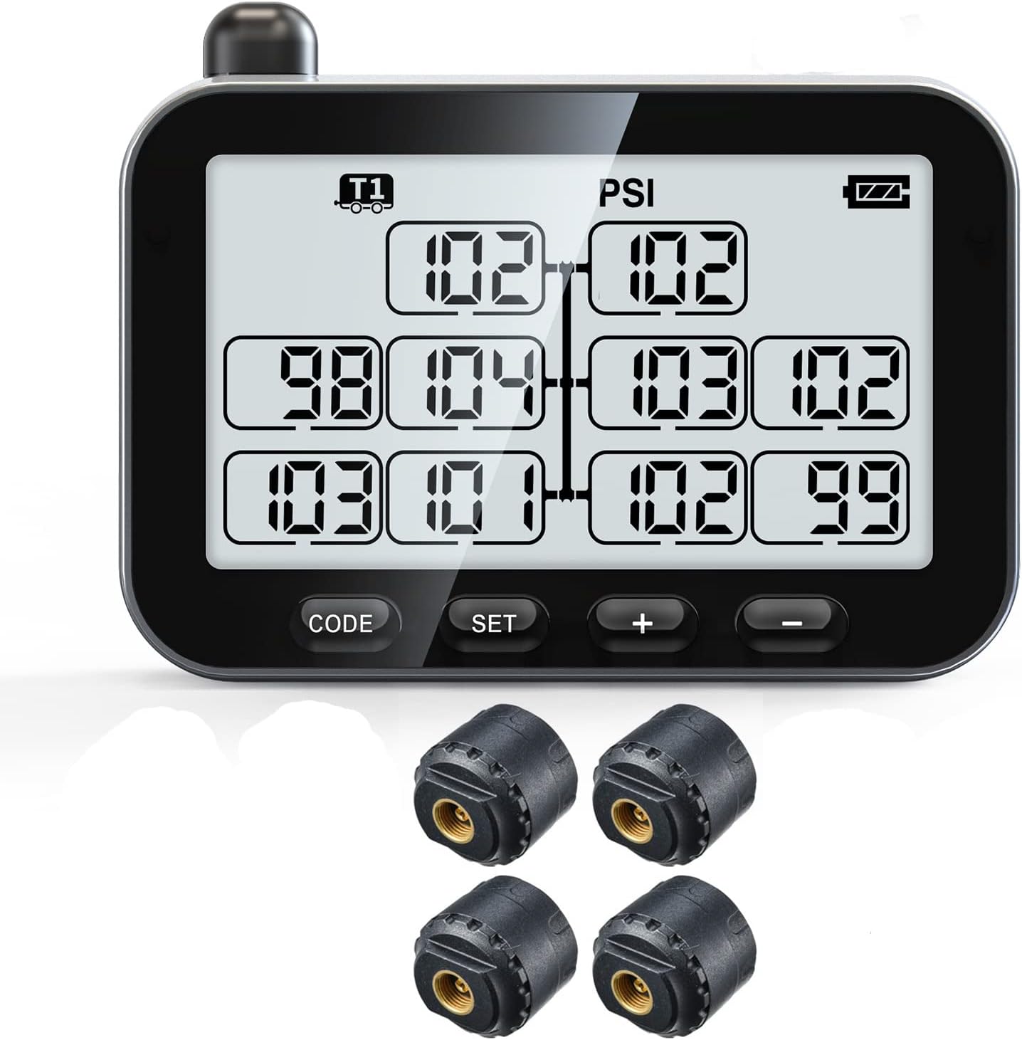 GUTA GT30 TPMS Tire Pressure Monitoring System - Gray Screen Version GUTA