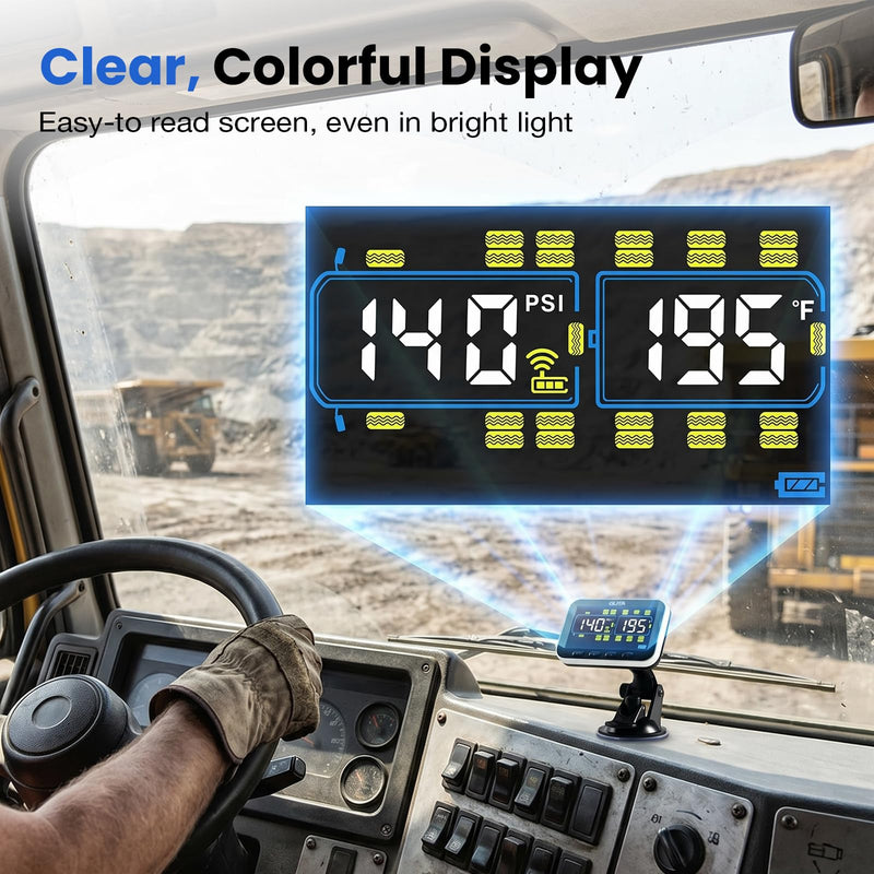 Chargez l'image dans la visionneuse de la galerie, GUTA GT20 TPMS Tire Pressure Monitoring System for Construction Vehicles Guta TPMS
