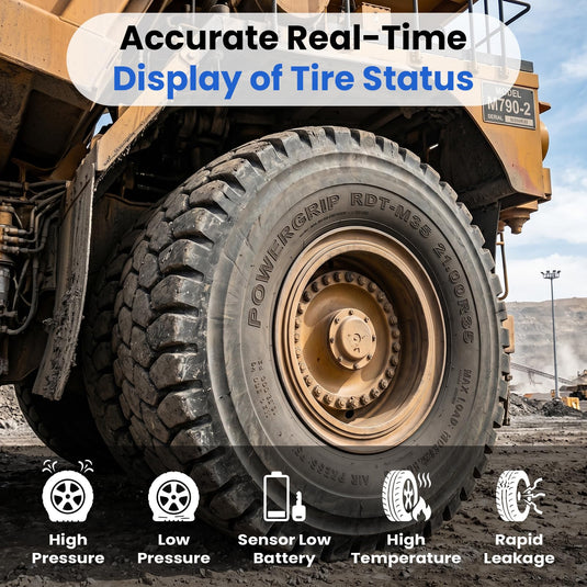 GUTA GT20 TPMS Tire Pressure Monitoring System for Construction Vehicles Guta TPMS