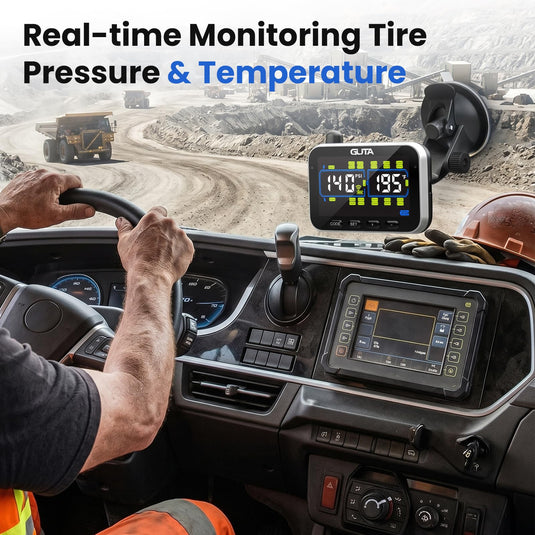 GUTA GT20 TPMS Tire Pressure Monitoring System for Construction Vehicles Guta TPMS