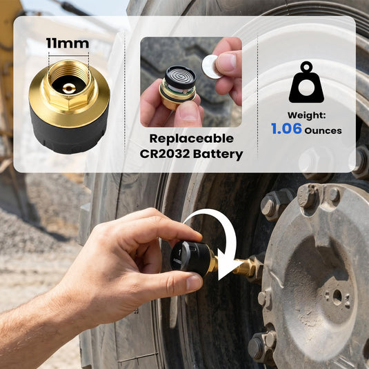 GUTA GT20 TPMS Tire Pressure Monitoring System for Construction Vehicles Guta TPMS