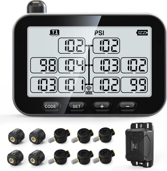 GUTA GT30 TPMS Tire Pressure Monitoring System - Gray Screen Version GUTA