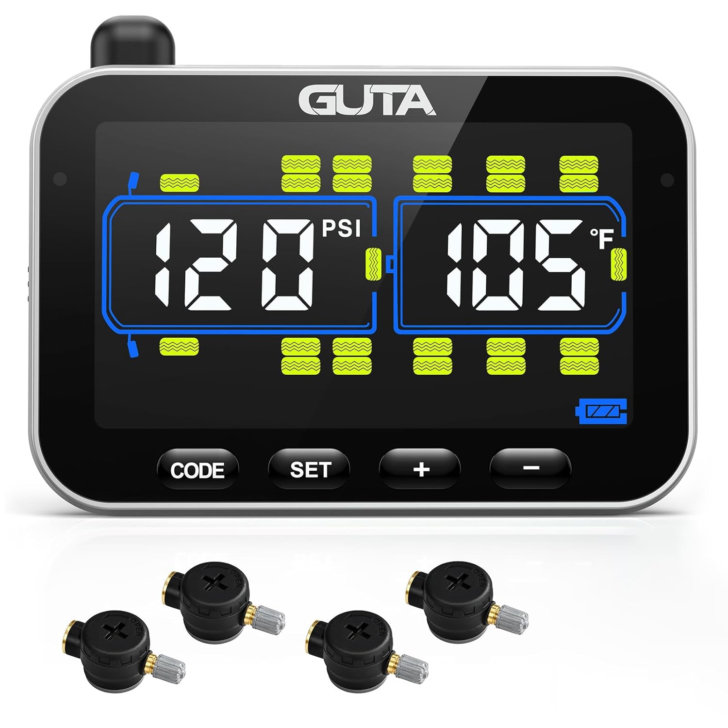 GT20 Tire Pressure Monitoring System GS03 Flow Thru Sensors