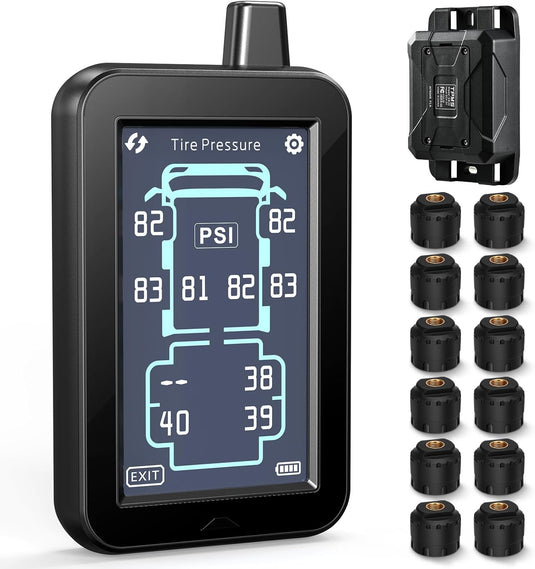GUTA GT80 TPMS Tire Pressure Monitoring System with GS02 Cap Sensors GUTA