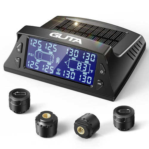 Solar Charging TPMS Tire Pressure Monitoring System | GT40 GUTA