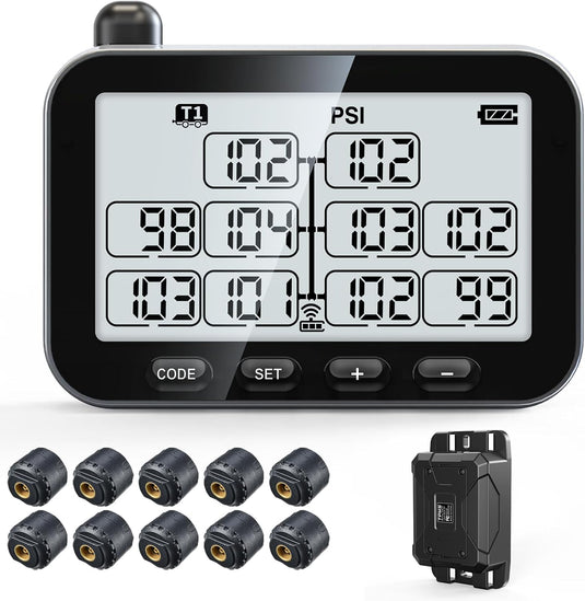 GUTA GT30 TPMS Tire Pressure Monitoring System - Gray Screen Version GUTA
