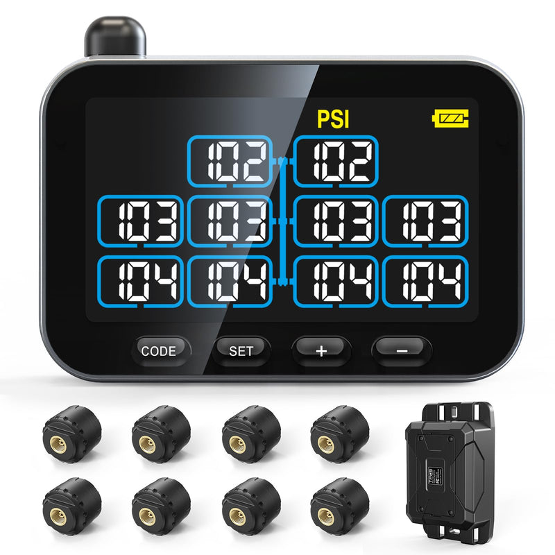 Laden Sie das Bild in Galerie -Viewer, GUTA GT30 TPMS Tire Pressure Monitoring System - Color Screen Guta TPMS
