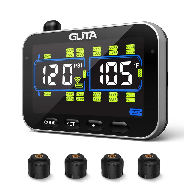 Load image into Gallery viewer, GUTA GT20 TPMS Tire Pressure Monitoring System with GS02 Cap Sensors Guta TPMS
