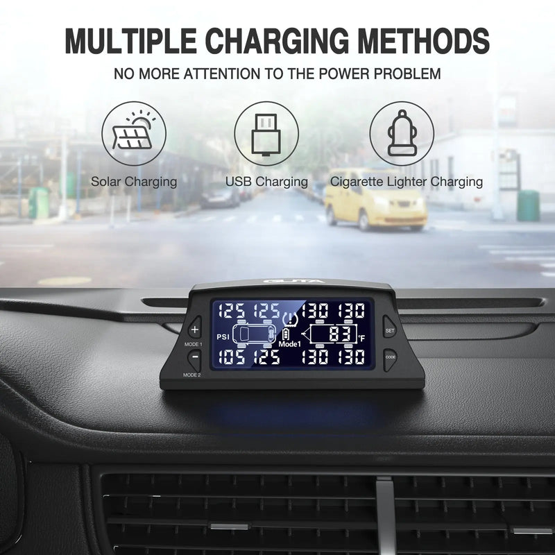 Load image into Gallery viewer, Solar Charging Tire Pressure Monitoring System | M20 GUTA
