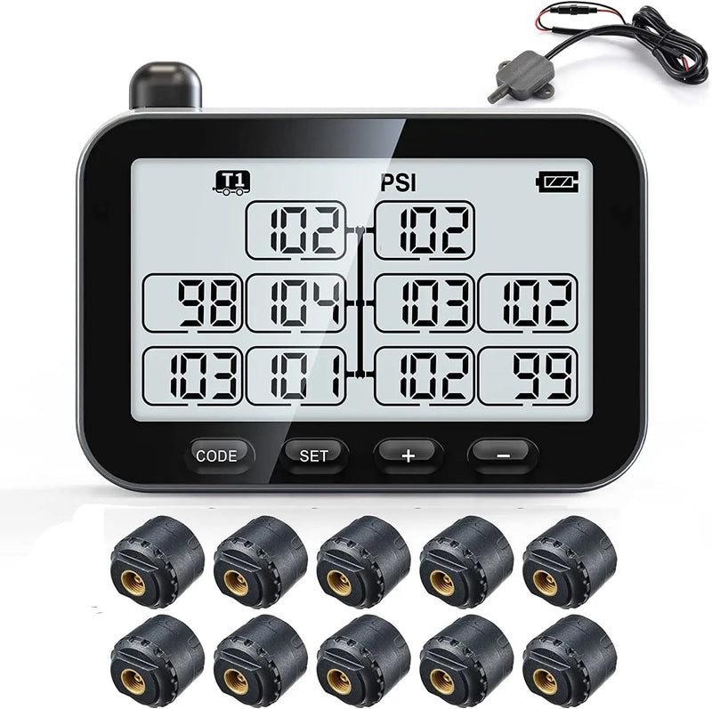 Load image into Gallery viewer, T3 Trailer TPMS Tire Pressure Monitoring System | GT107-2 GUTA
