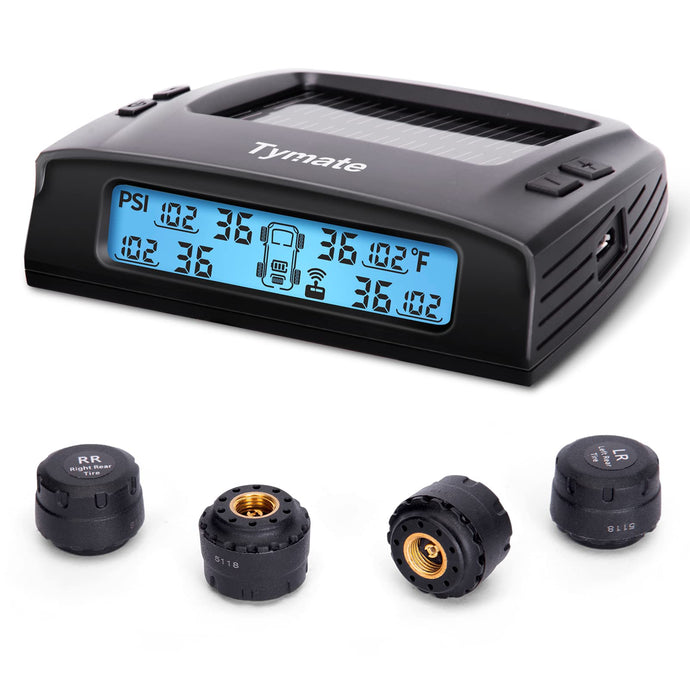 Tymate Tire Pressure Monitoring System with Solar Charge Tymate