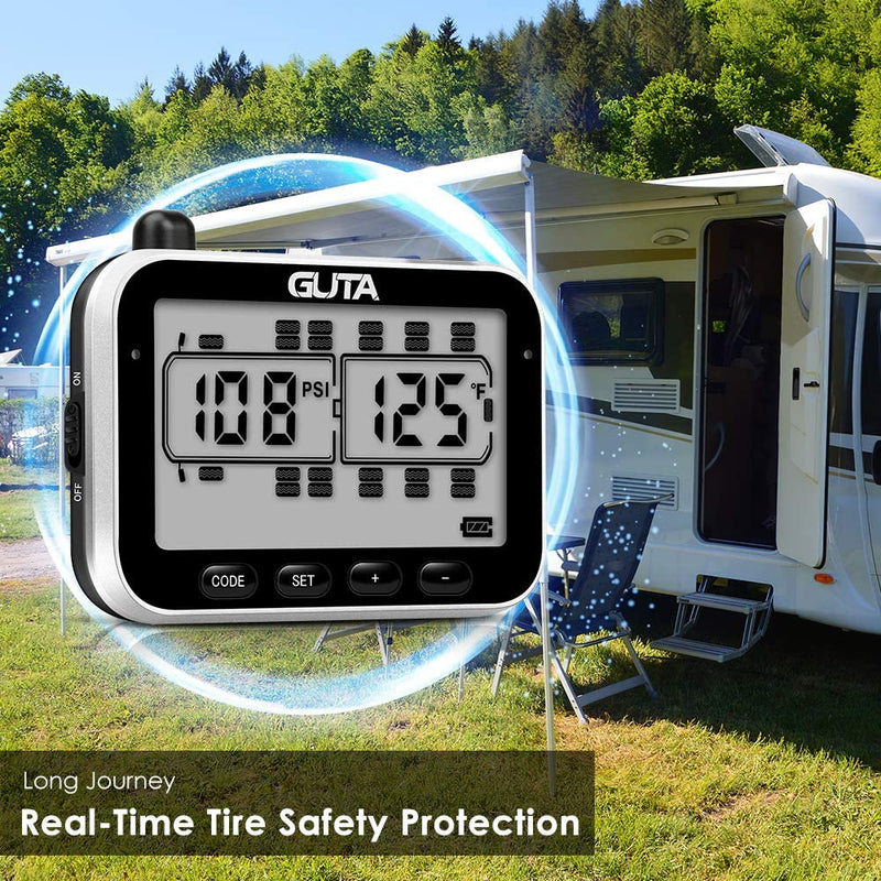 Load image into Gallery viewer, RV Tire Pressure Monitoring System GUTA GT107-1 Real Time tire safety protection
