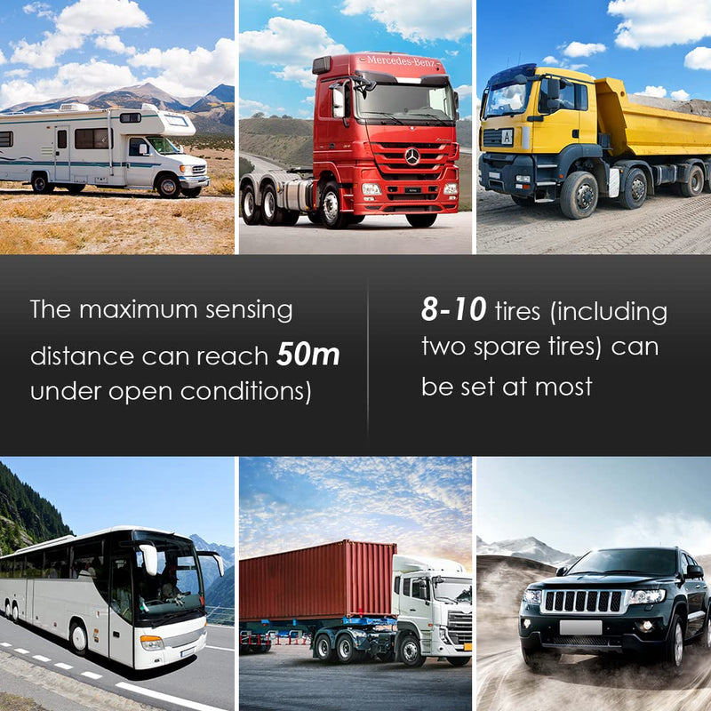 Load image into Gallery viewer, Solar Charging Tire Pressure Monitoring System GUTA M20 truck
