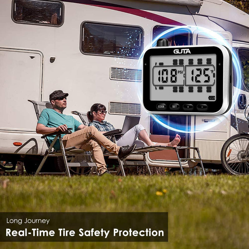 Load image into Gallery viewer, RV Tire Pressure Monitoring System GUTA GT107-1 Real Time Tire safety protection

