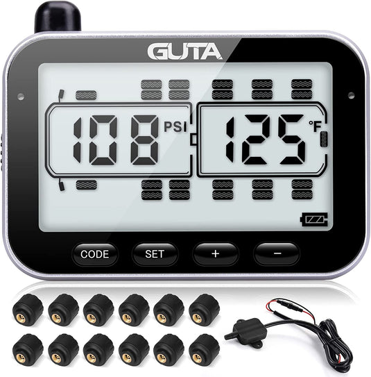 RV Tire Pressure Monitoring System GUTA 12 sensores GT107-1