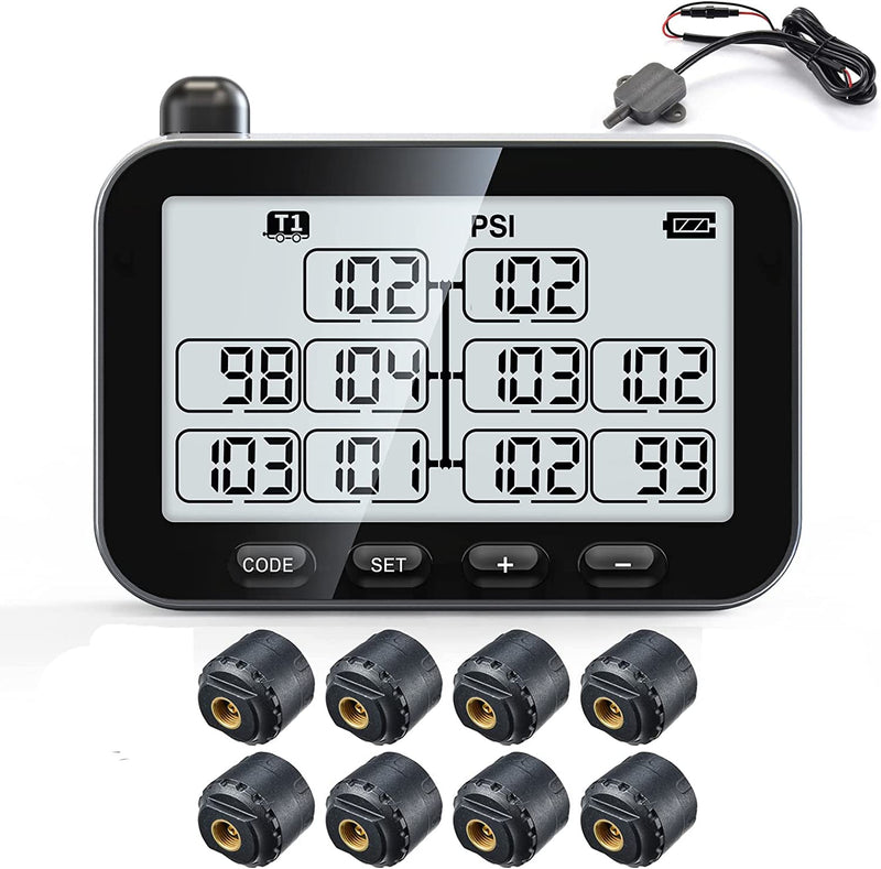 Load image into Gallery viewer, Trailer Tire Pressure Monitoring System GUTA 8 sensors GT107-2
